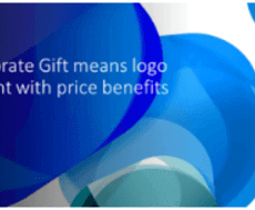 Corporate Gift Means Logo Imprint with Price Benefits