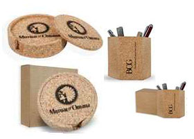 Cork products as corporate gifts