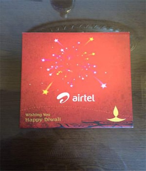 Airtel Promotional Diwali Chocolate Pack