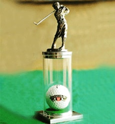 Two Golf Balls Hold Acrylic Caddy